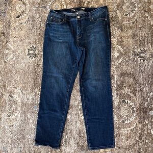 Seven7 Dark Blue Straight Leg Jeans
